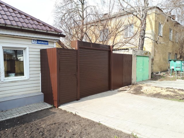 Рулонные ворота Воронеж для частного дома